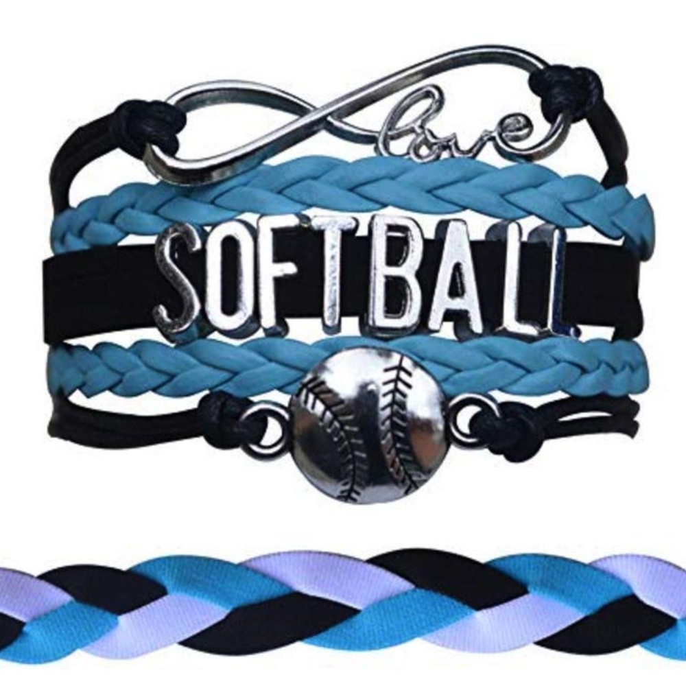 Infinity Collection Softball Bracelet & Headband